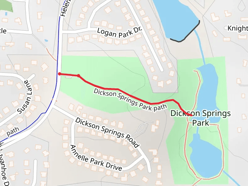 Dickson Springs Park Path