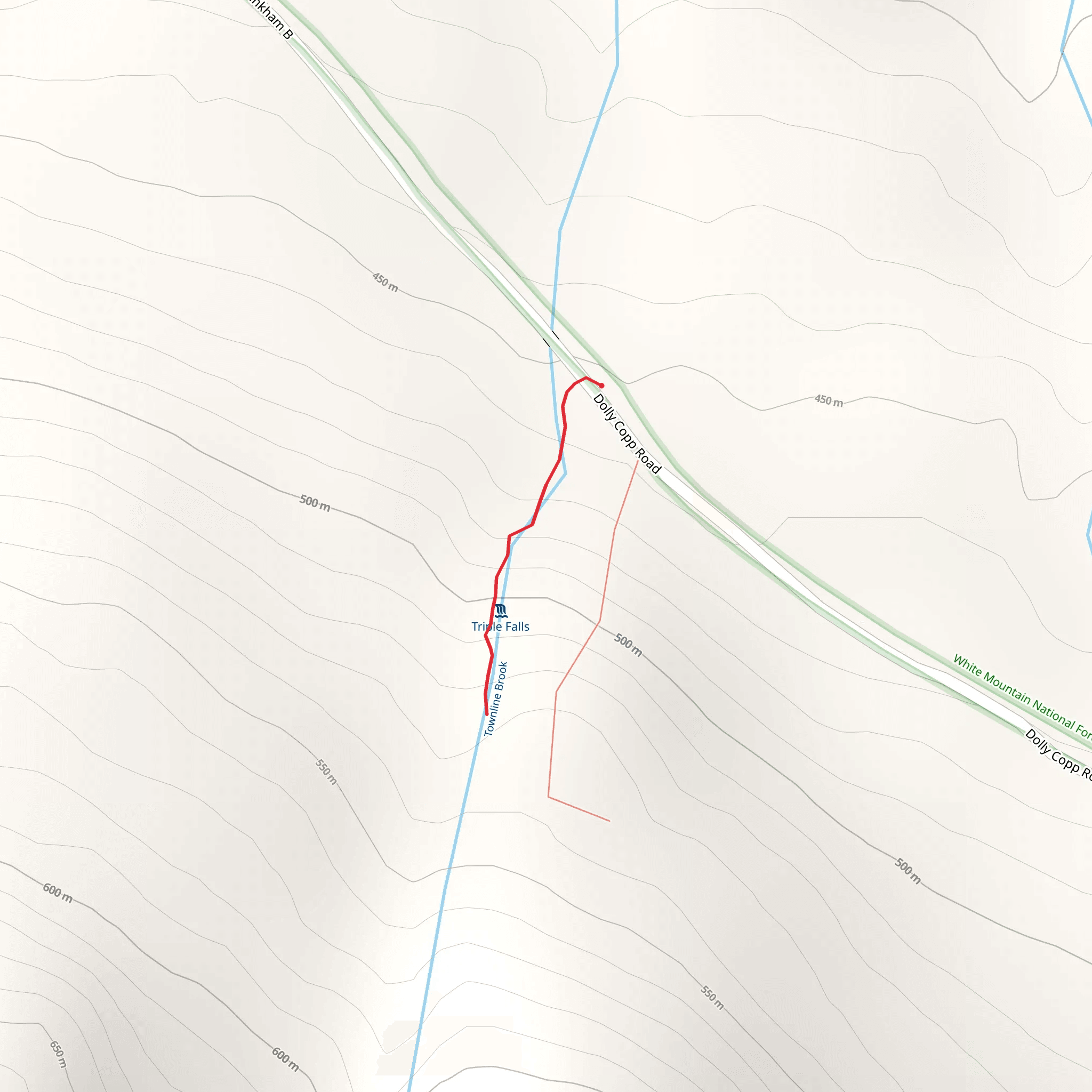 Triple Falls mobile static map