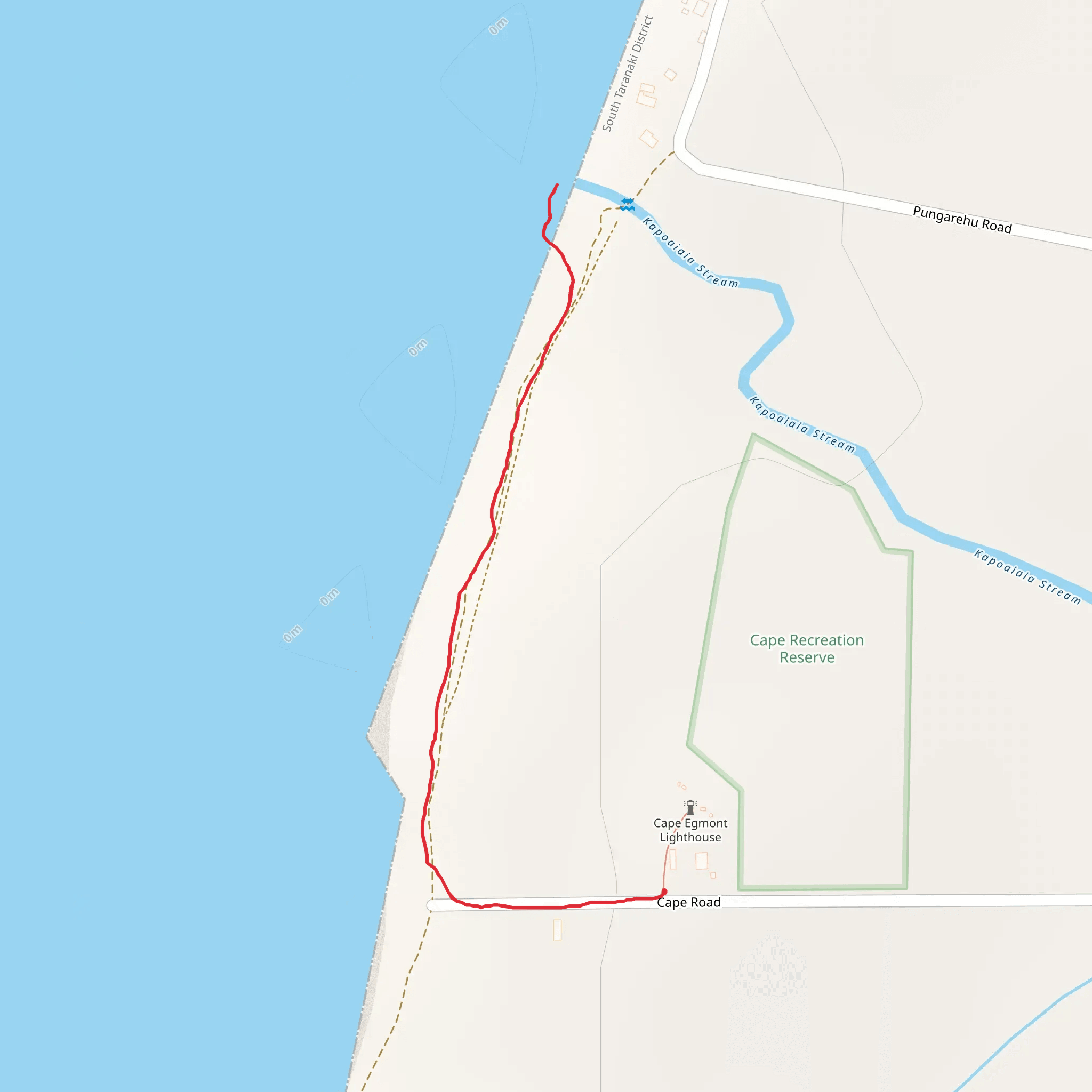 Cape Egmont Lighthouse Coastal Walk mobile static map