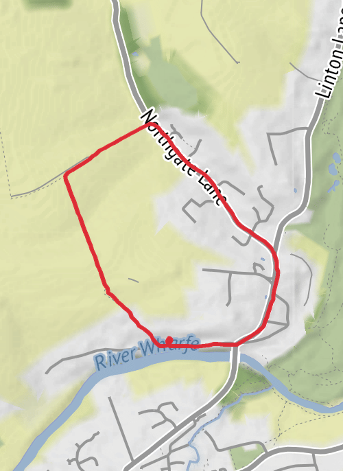 Leeds Hiking mobile static map
