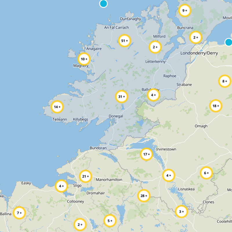 County Donegal Static Map