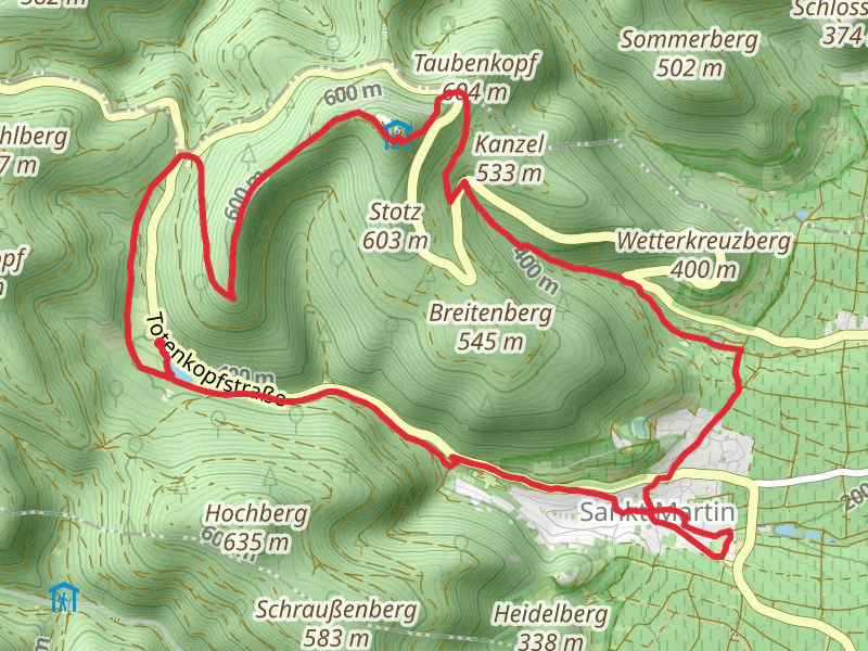 Sandwiesenweiher via Pfaelzerwald Weiss Gruen