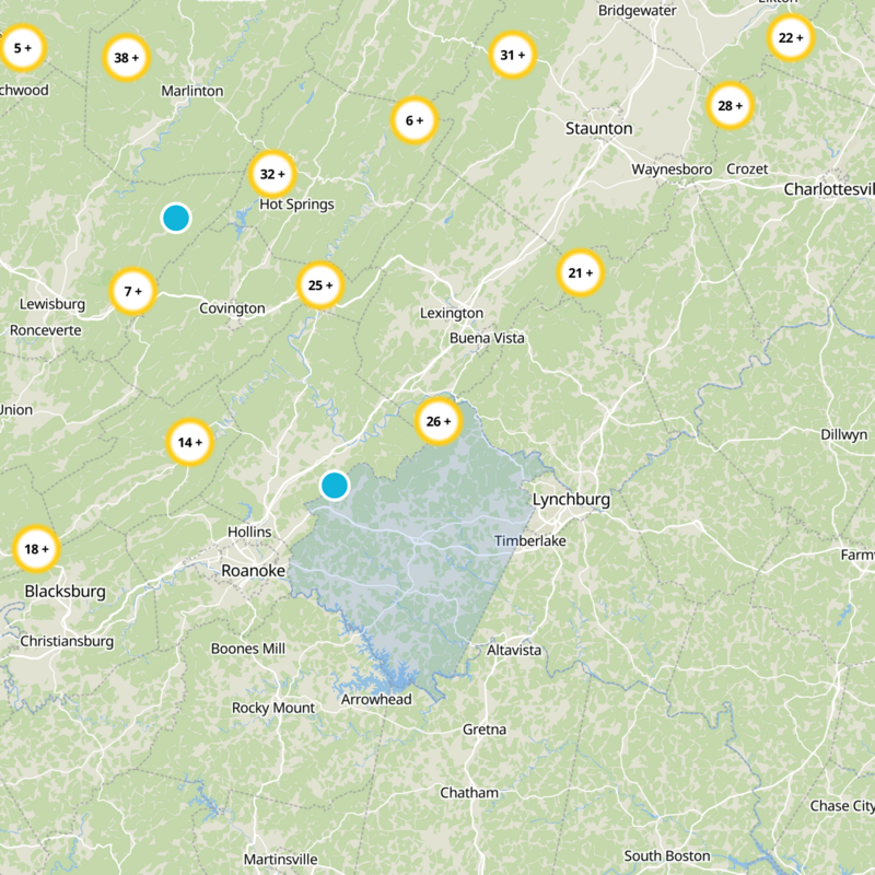 Bedford County Static Map