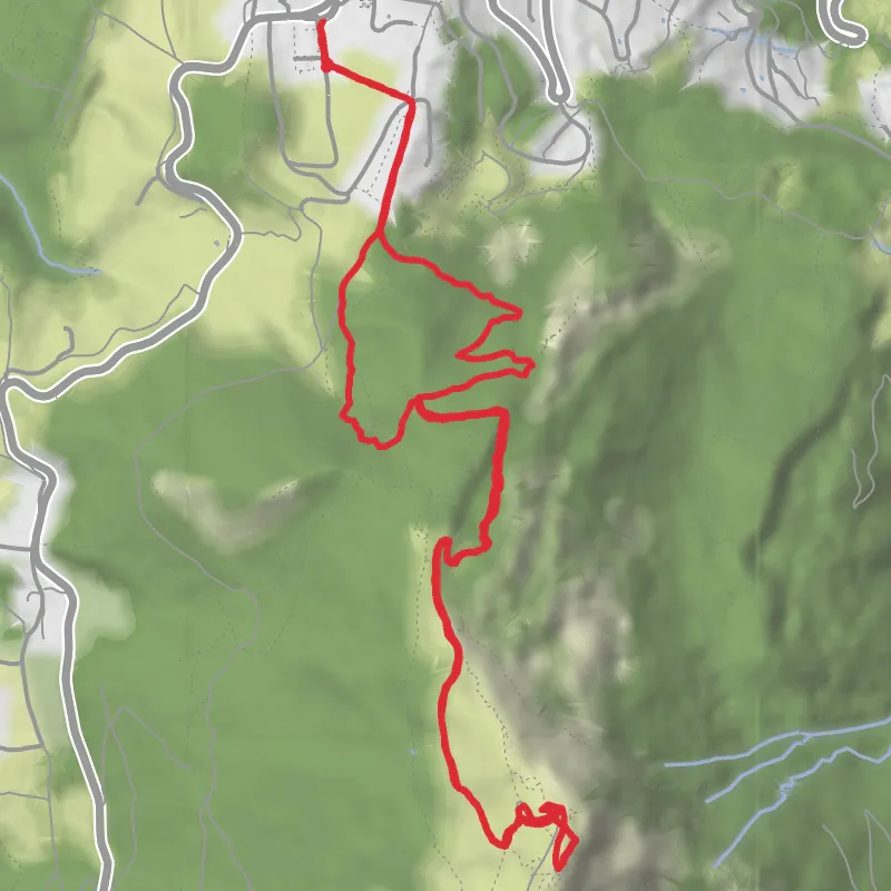 Hike from Saint-Nizier-Du-Moucherotte mobile static map