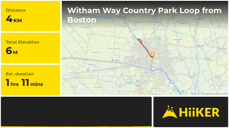 Witham Way Country Park Loop from Boston | Lincolnshire | England