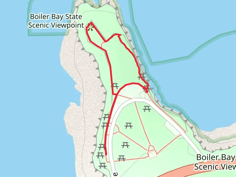 Boiler Bay State Scenic Viewpoint Loop