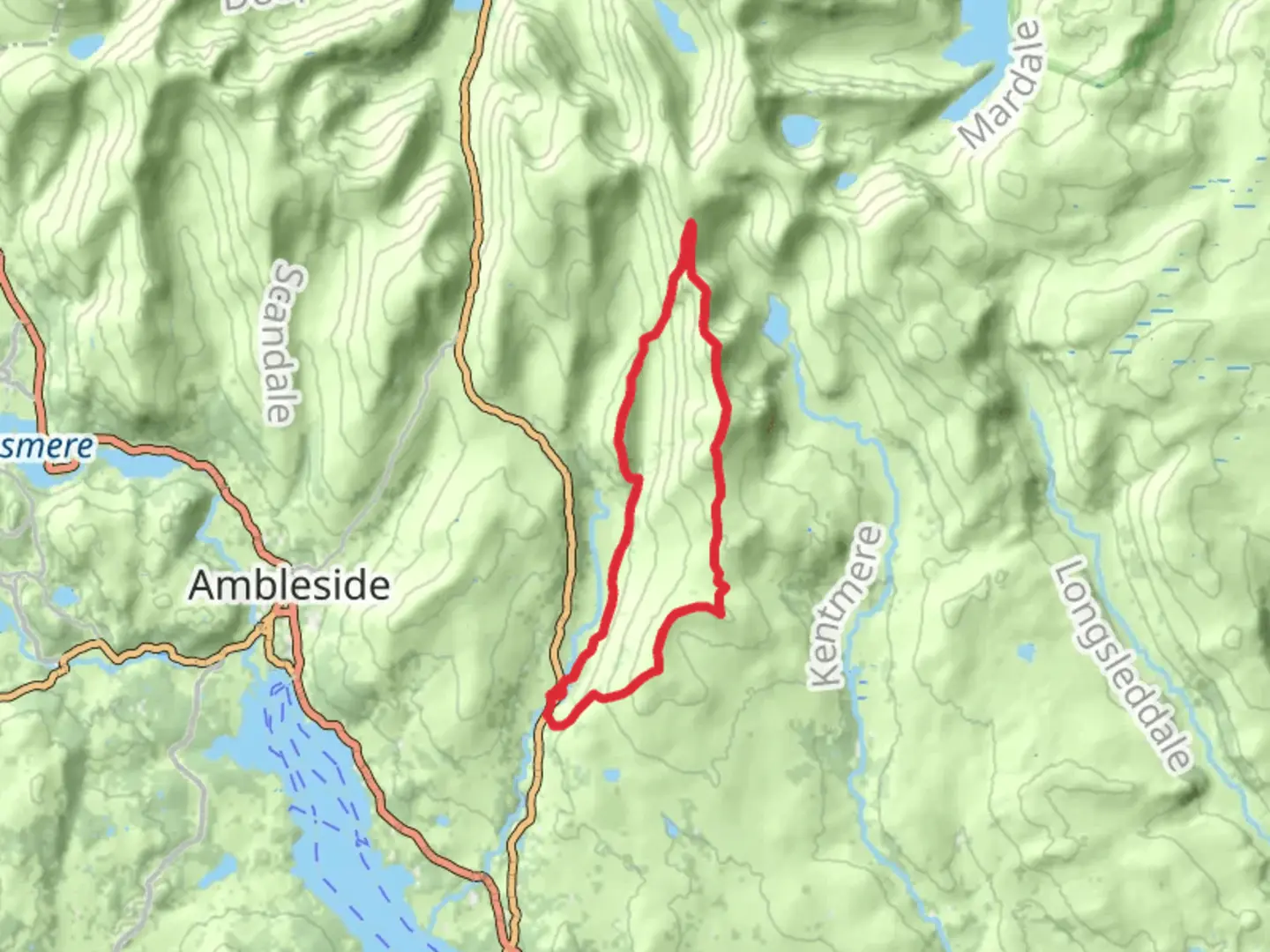 An image depicting the trail HaggGillRound and its surrounding area.