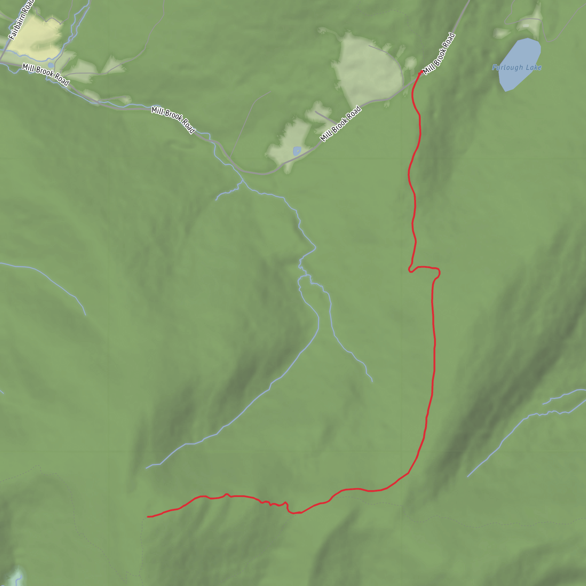 Balsam Lake Mountain mobile static map