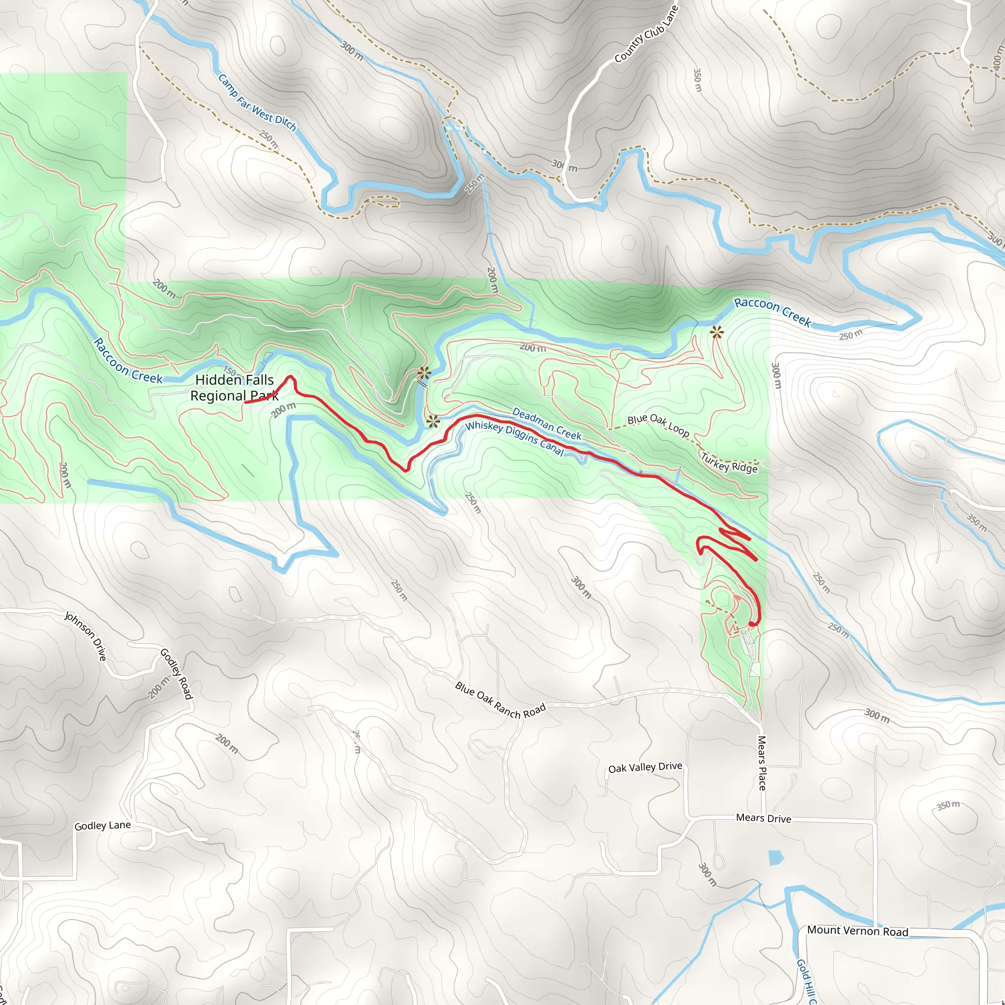Poppy Trail mobile static map