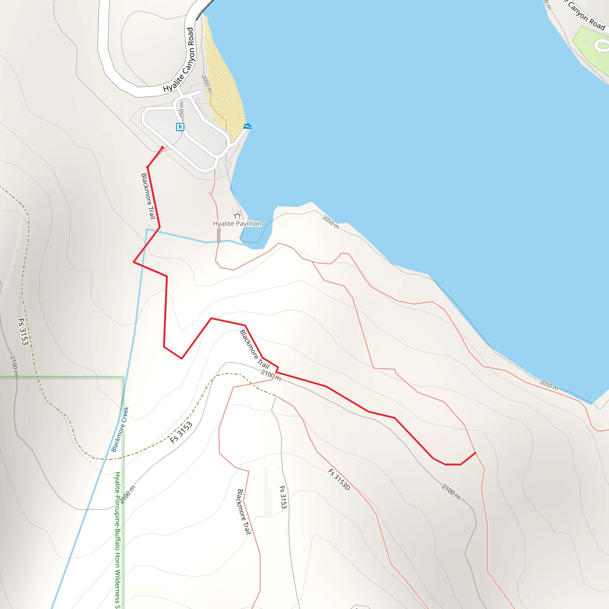 Black Crescent Trail mobile static map