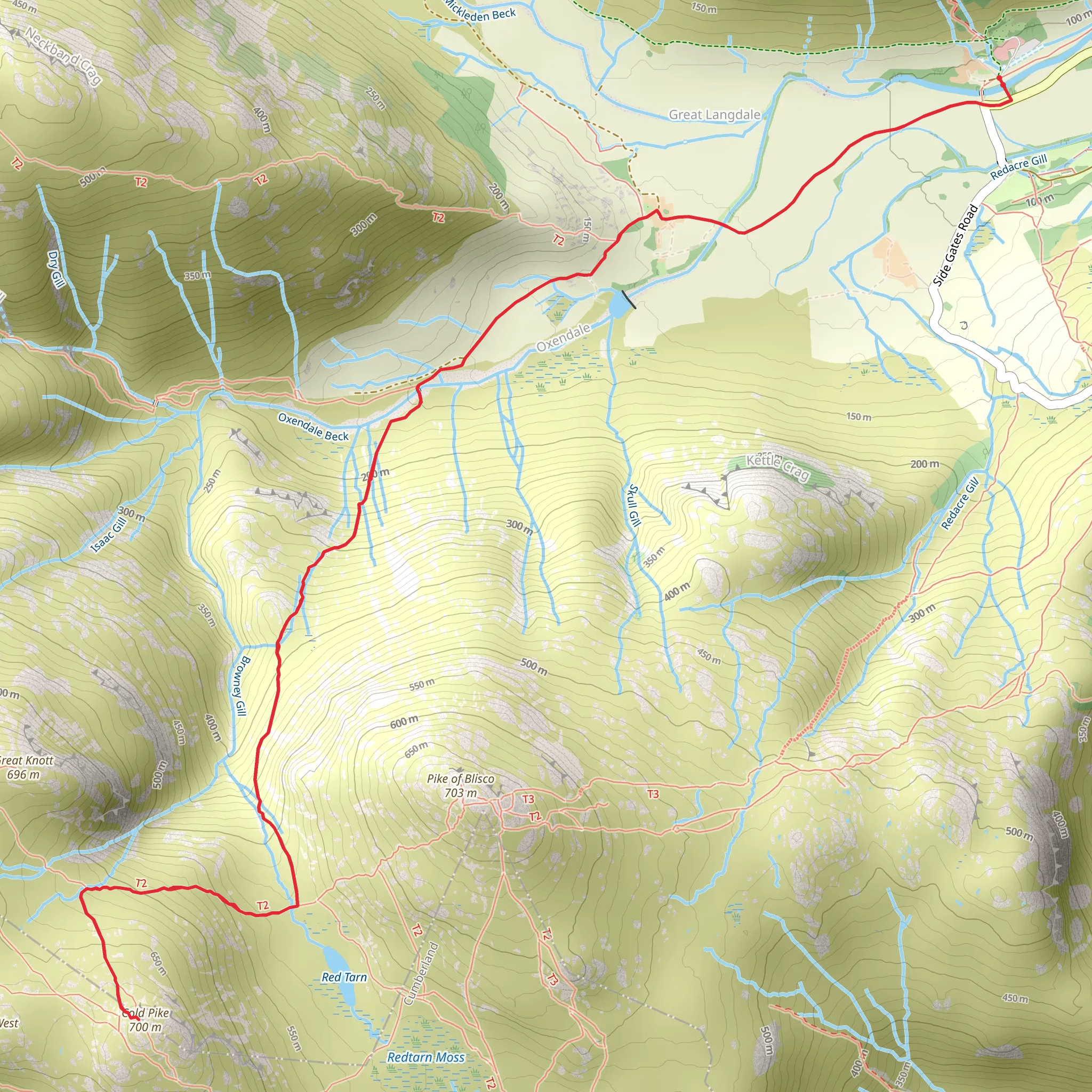 Cold Pike mobile static map
