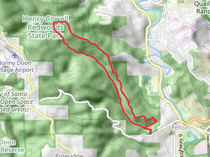 Ridge Trail and Fall Creek Loop Trail