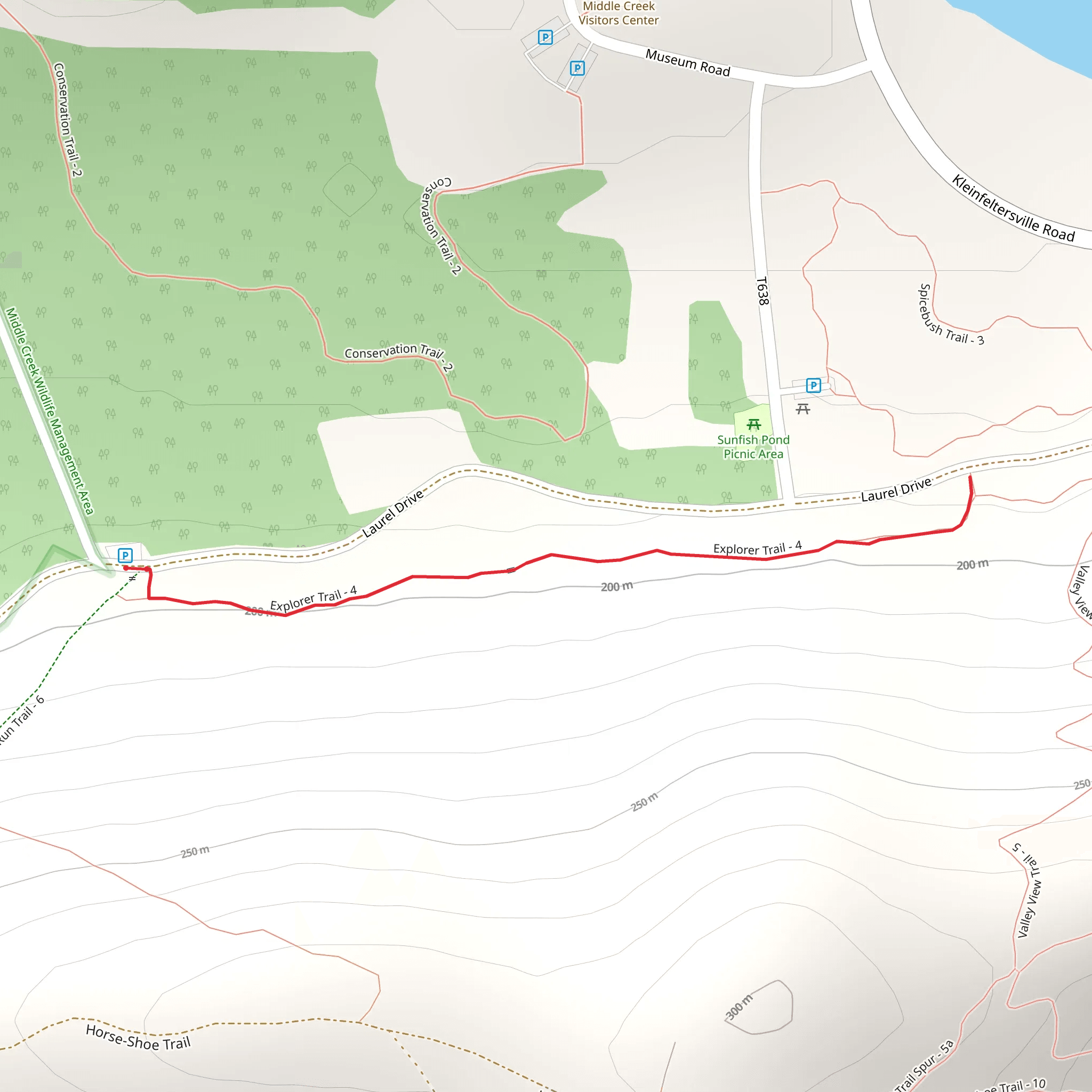 Demonstration Plots Trail mobile static map