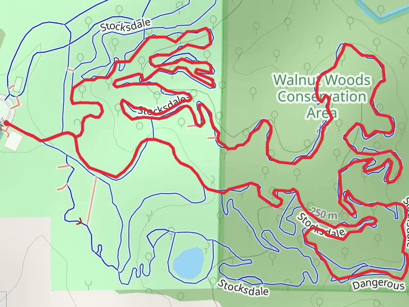 Walnut Woods Conservation Area Loop