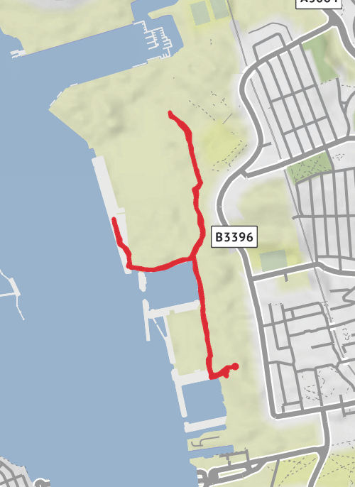 Plymouth Walking mobile static map