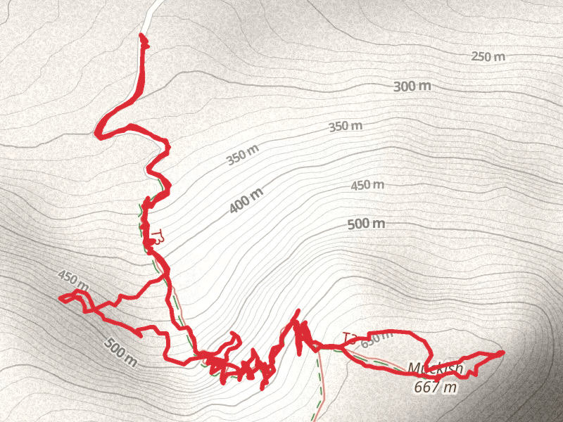 Muckish via miners path thumbnail
