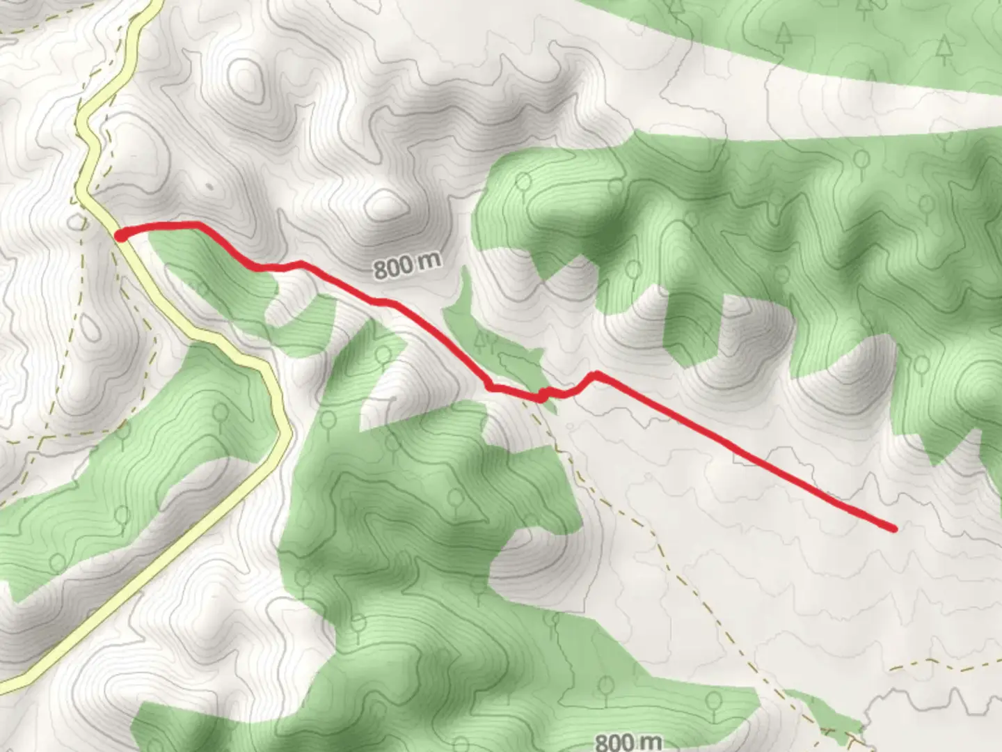 An image depicting the trail Ruta de la Viñuela and its surrounding area.