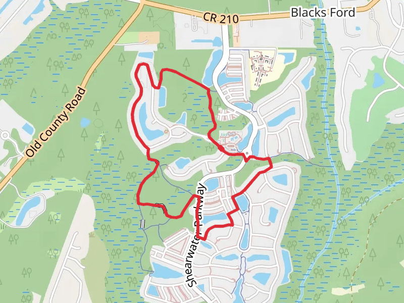 Pinewoods Trail, West Trail and North Loop Trail