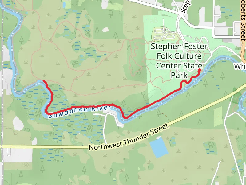 Florida Trail from Lillian Sanders Drive
