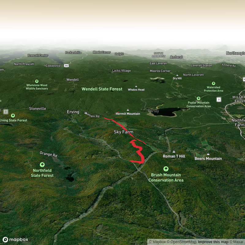 Hike from Northfield M&M to Hemit Mountain