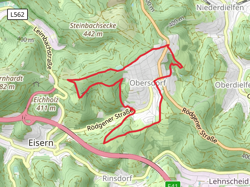 Homberg via Obersdorfer Rundweg