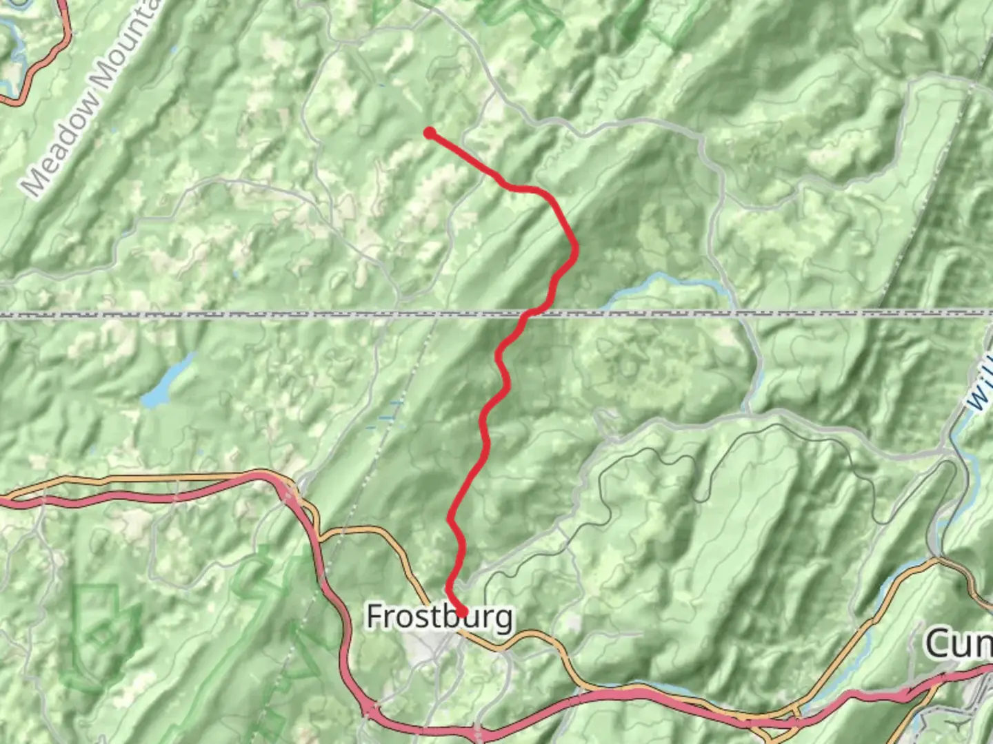An image depicting the trail Big Savage Tunnel - Great Allegheny Passage and its surrounding area.