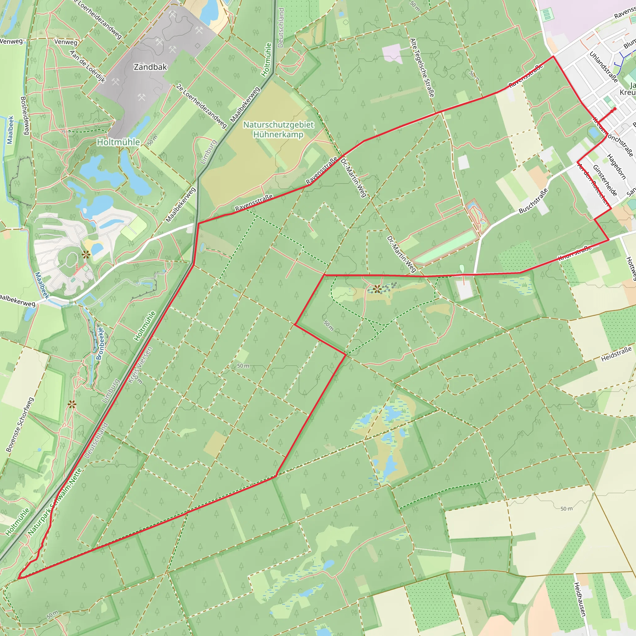 Rundweg Schluchtweg mobile static map