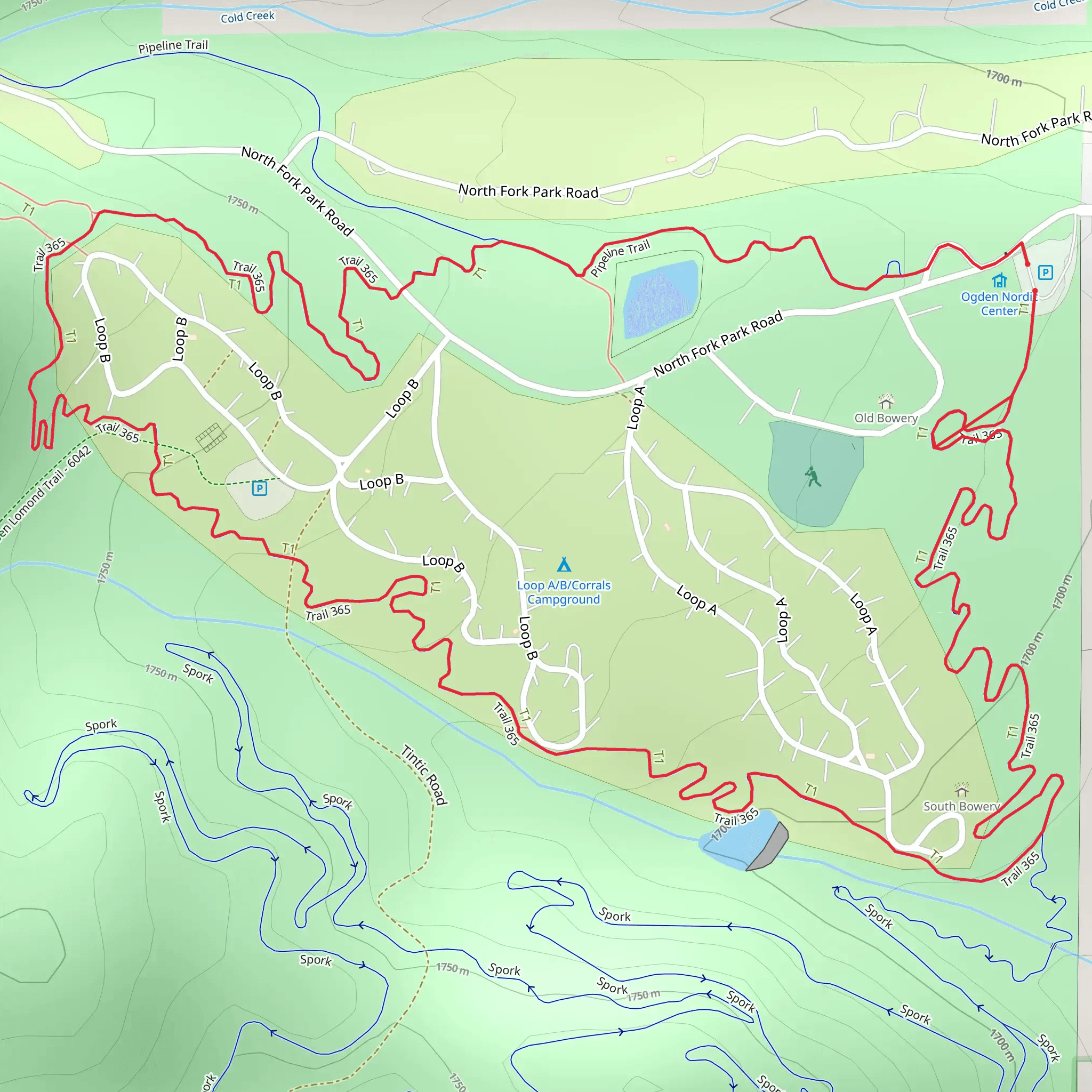 Trail 365 Loop mobile static map