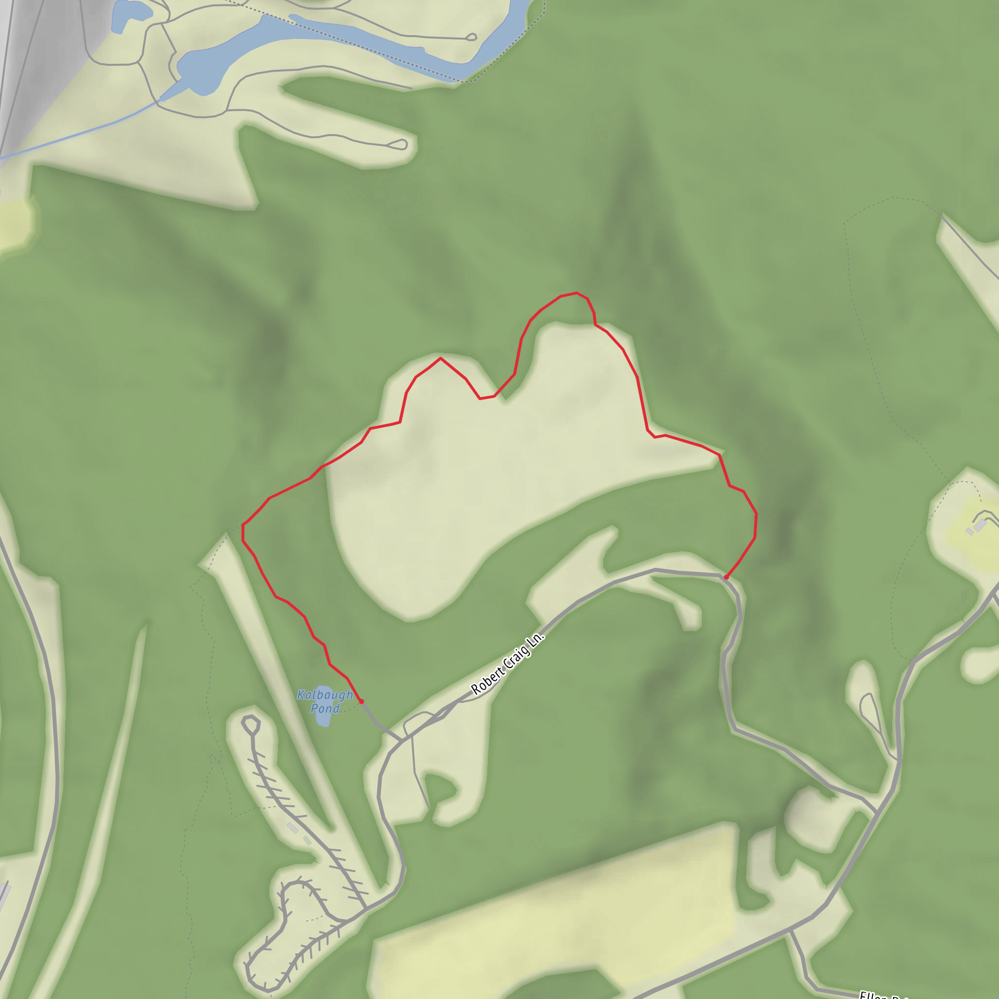 Sunset Trail mobile static map