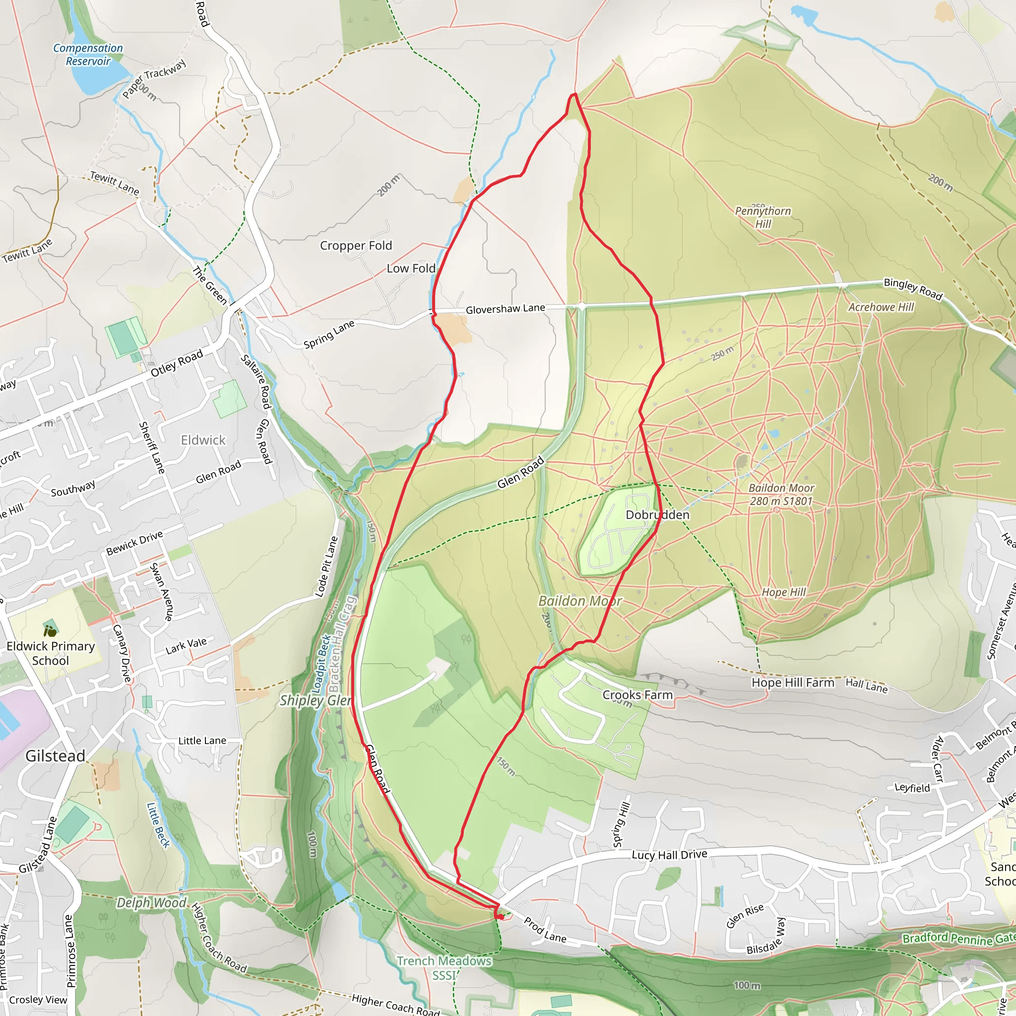 Mitton Spring via Dales Way Link mobile static map