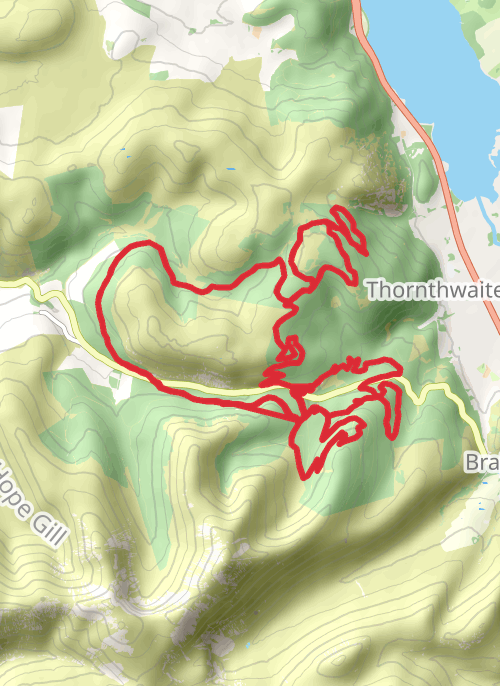 Allerdale Cycling mobile static map
