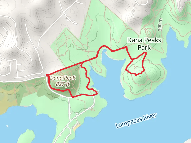 Dana Peak via Twin Peaks Trail and Highline Trail