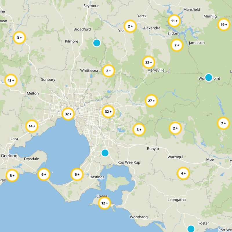 Yarra Ranges Static Map