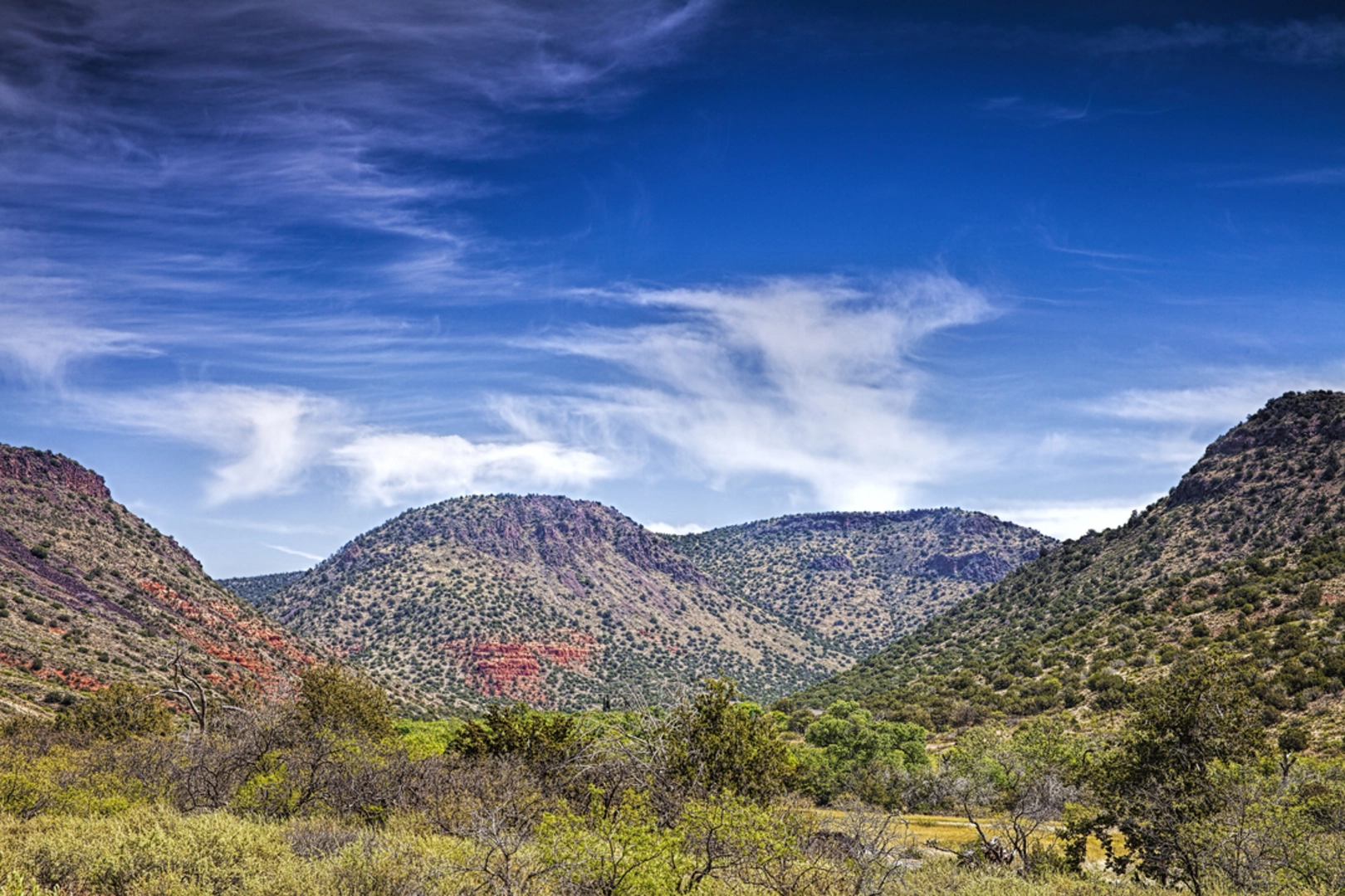 An image depicting the trail Weir Trail via Bell Trail and its surrounding area.