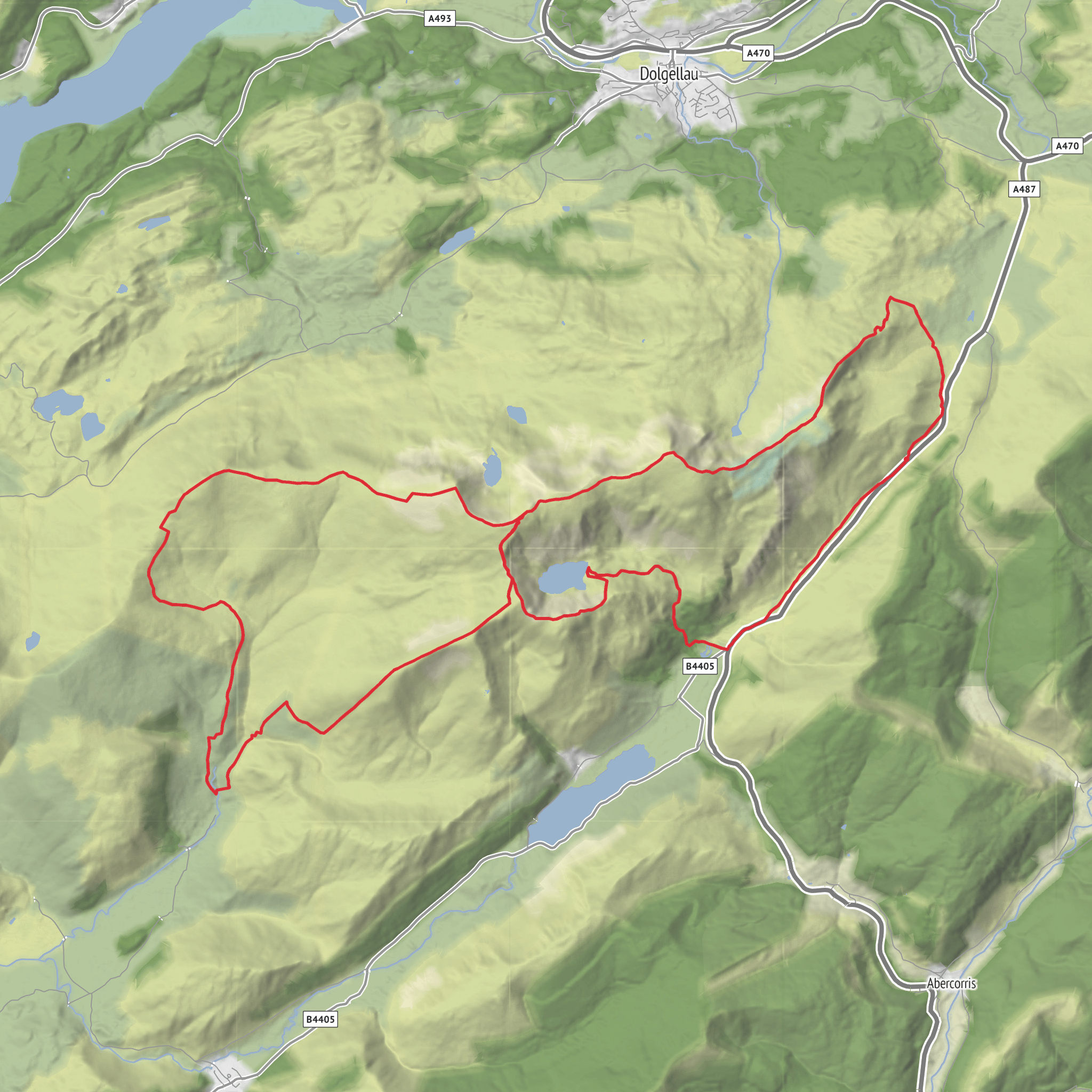 Cader Idris Loop mobile static map