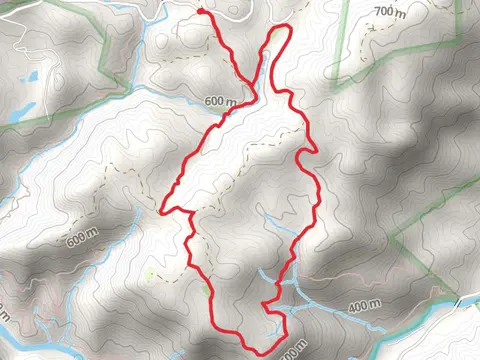 Bishop Branch Trail, Stair Step Fall Trail and Connector Trail