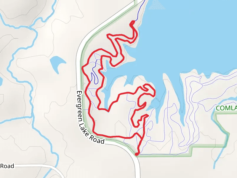 Lakeview, Trail 1 and 3 Loop