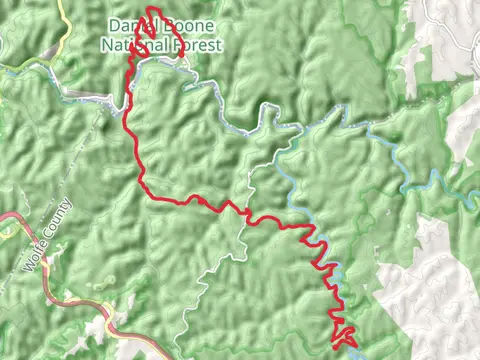 Sheltowee Trace Trail and Swift Camp Creek Trail