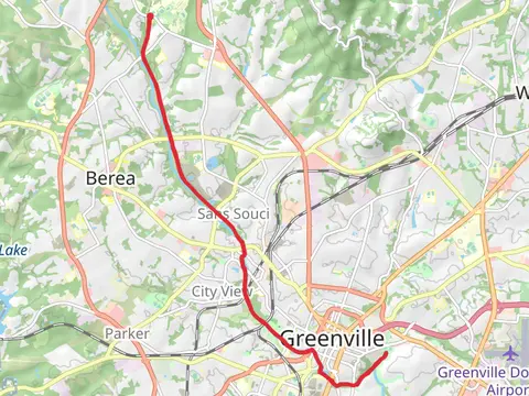Swamp Rabbit Trail - Green Line