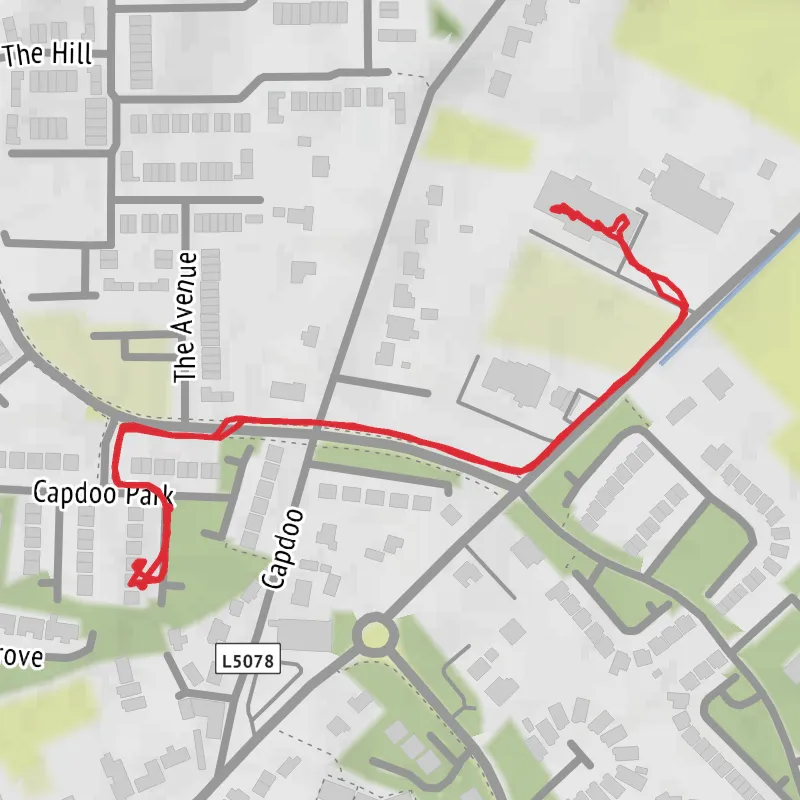 County Kildare Walking mobile static map