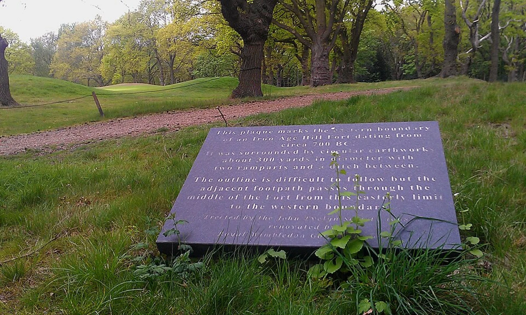 An image depicting the trail Wimbledon Common Circular Walk and its surrounding area.