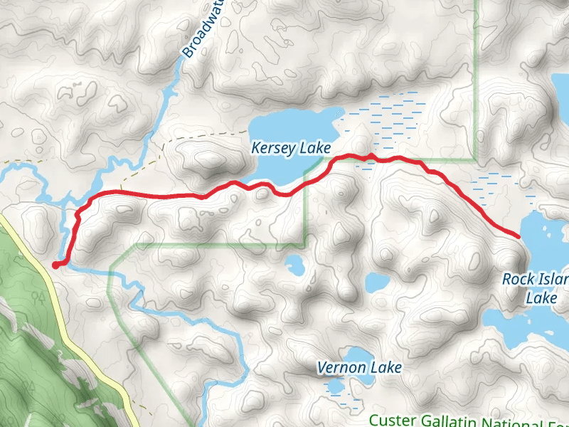 Rock Island Lake Trail
