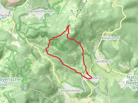 Main Werra Weg and Rhoen Rundweg Walddoerfer 7