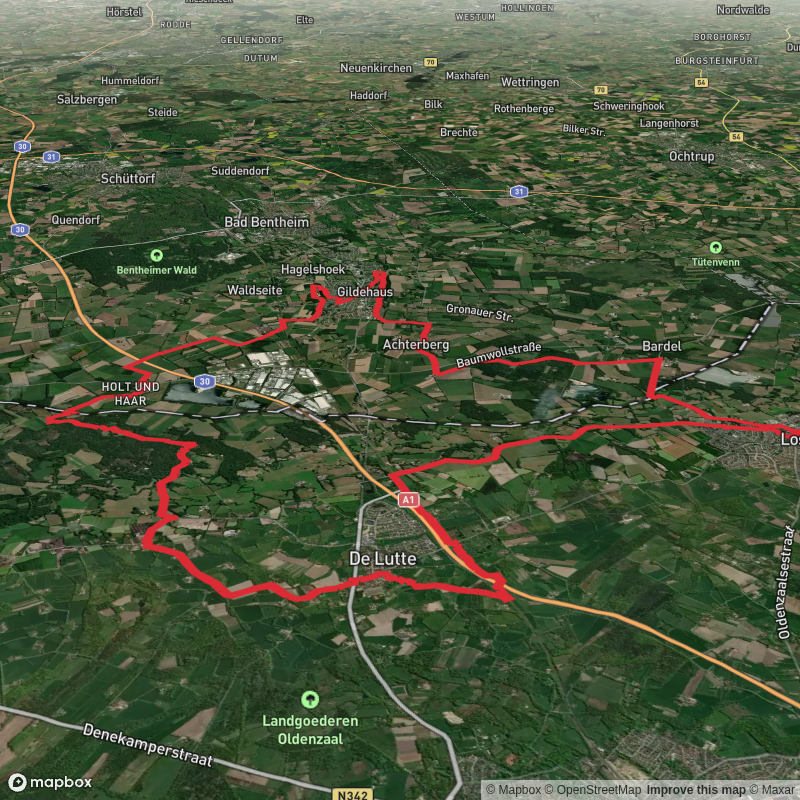 Lutterzand via Molenveld