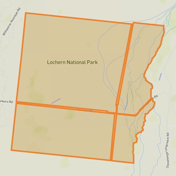Lochern National Park mobile static map