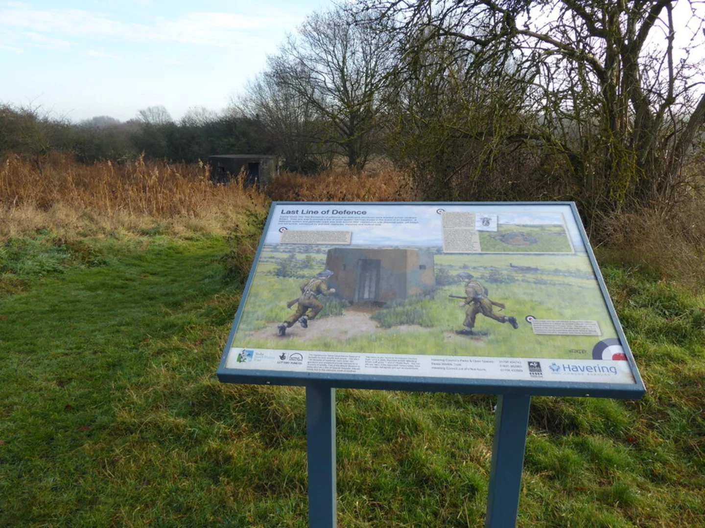 An image depicting the trail Ingrebourne Valley and its surrounding area.
