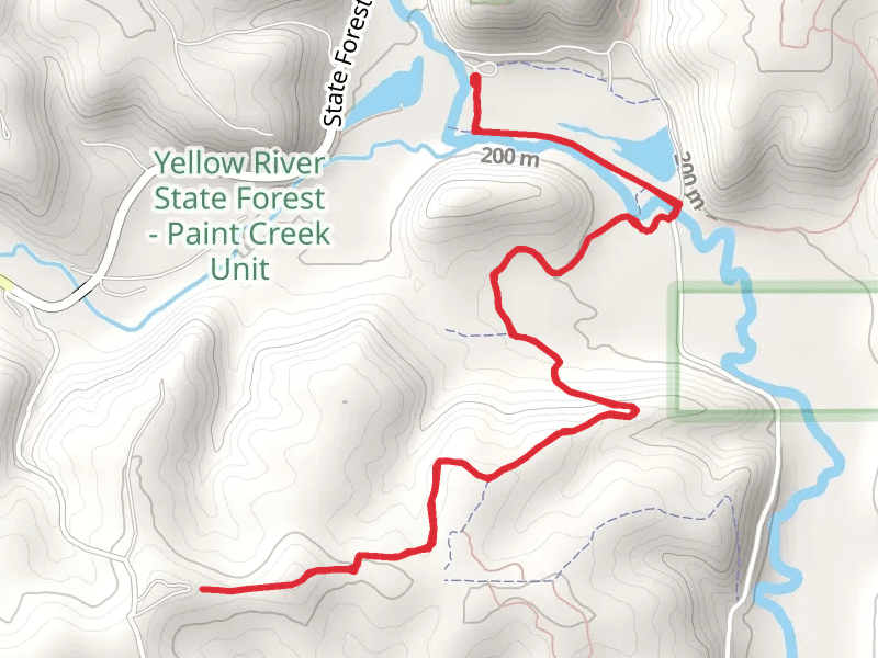 Paint Creek and Firetower