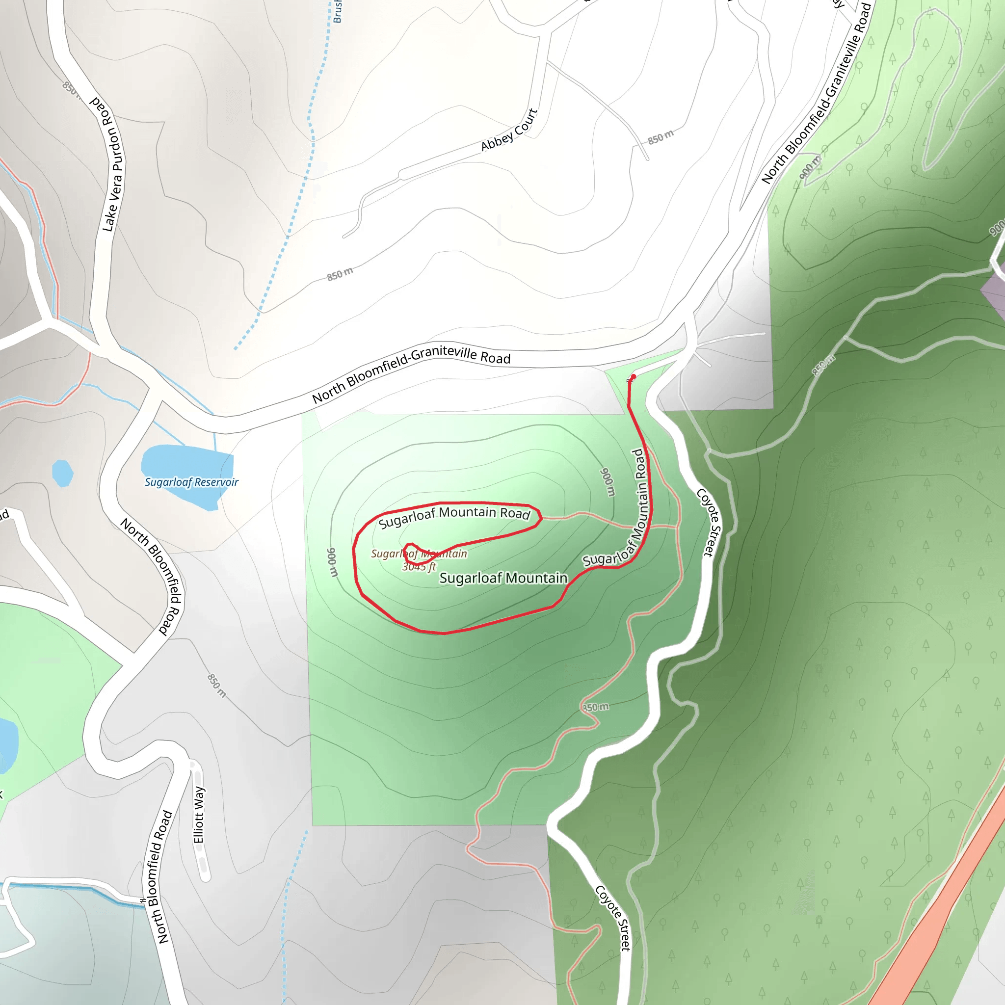 Sugarloaf Mountain mobile static map