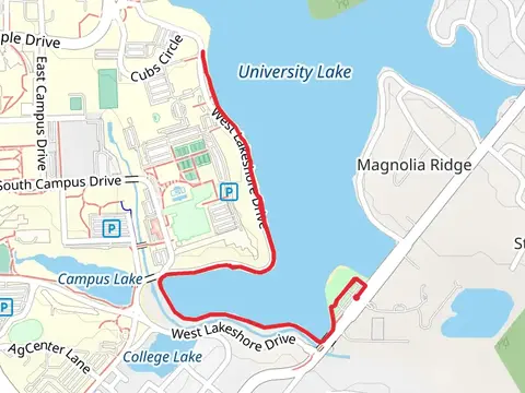 University Lake Southwest Shore Walk