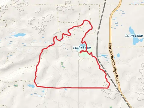 Loda Lake, North Country National Scenic Trail and Birch Grove Trail Loop